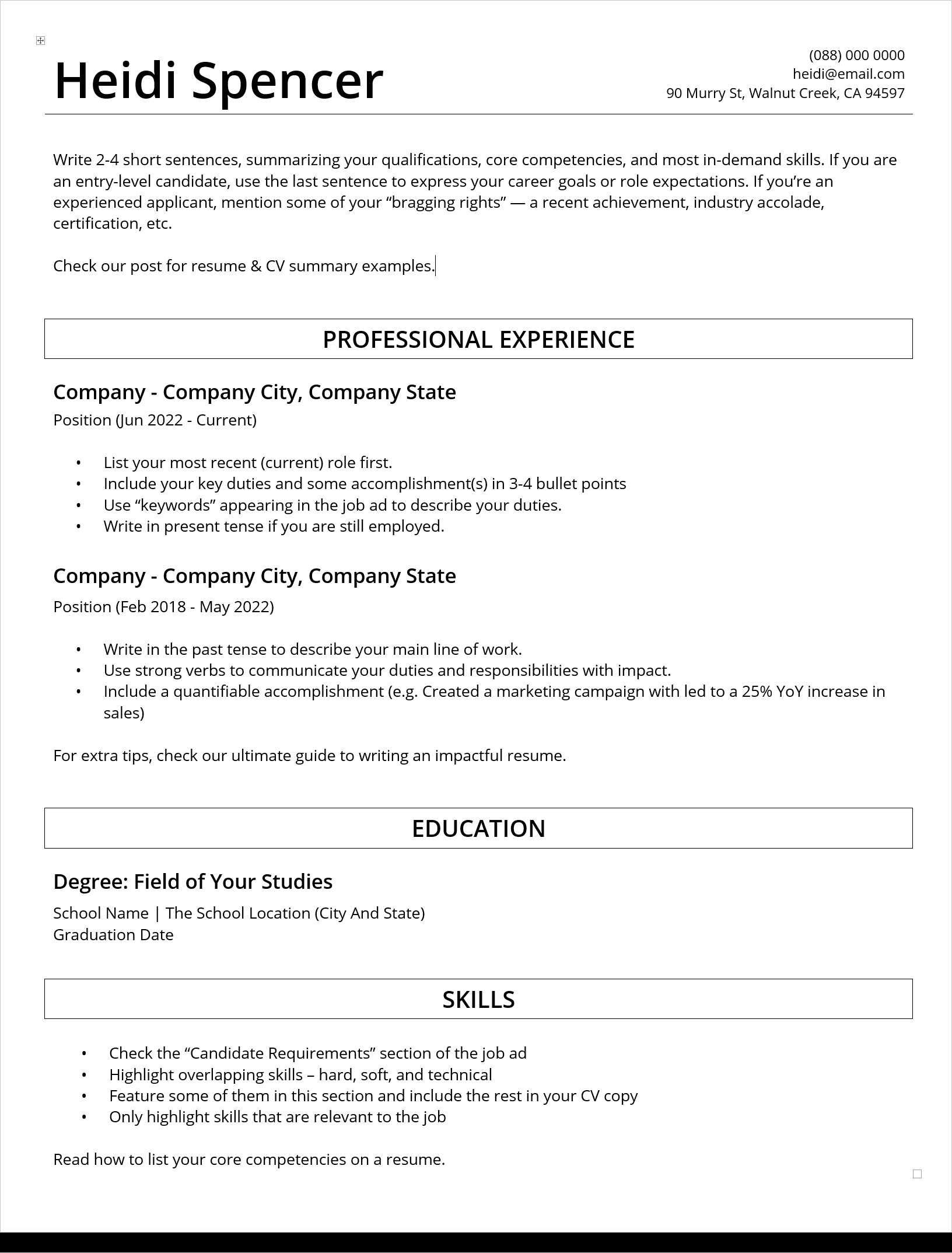 Resume 12 Preview