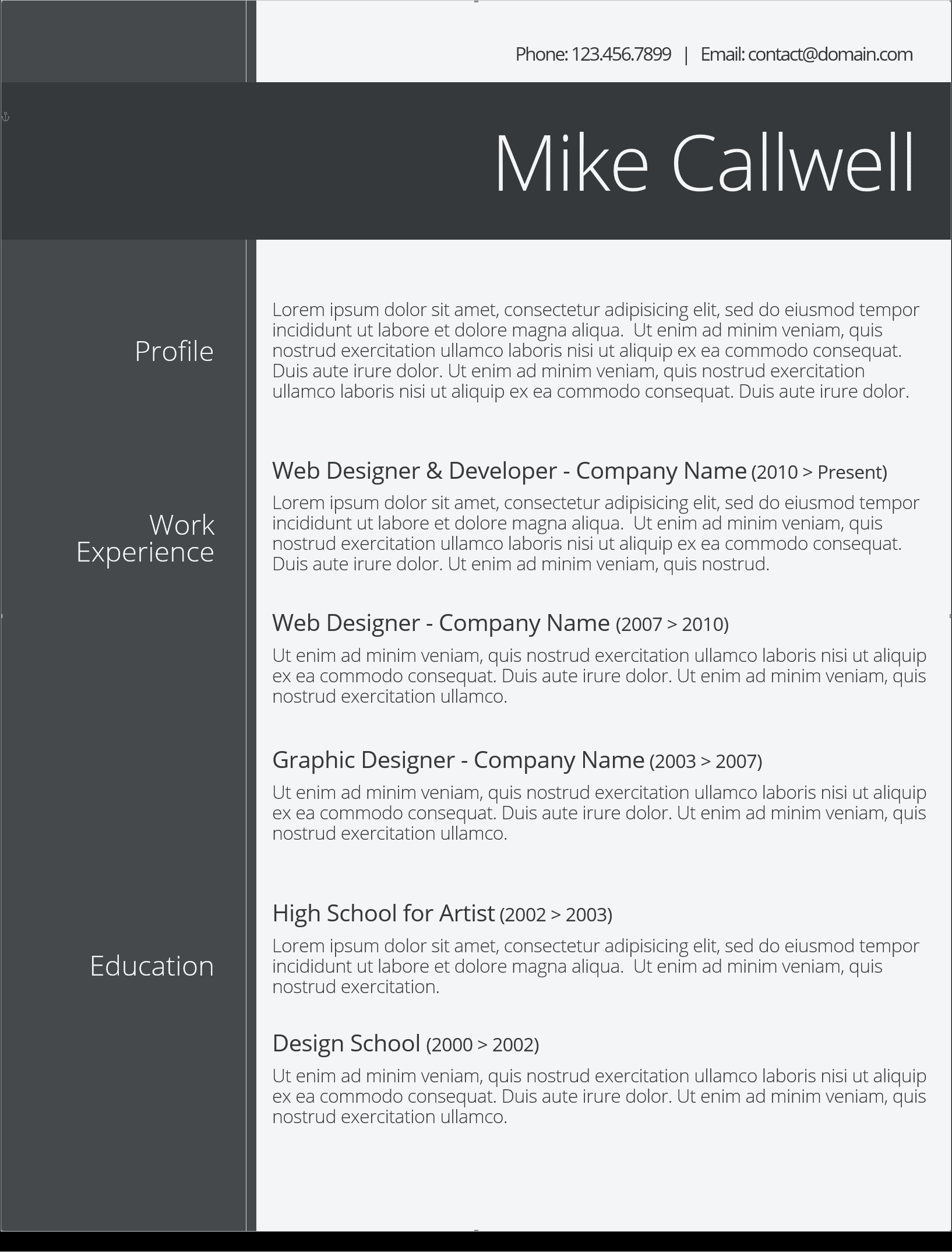 Resume 13 Preview