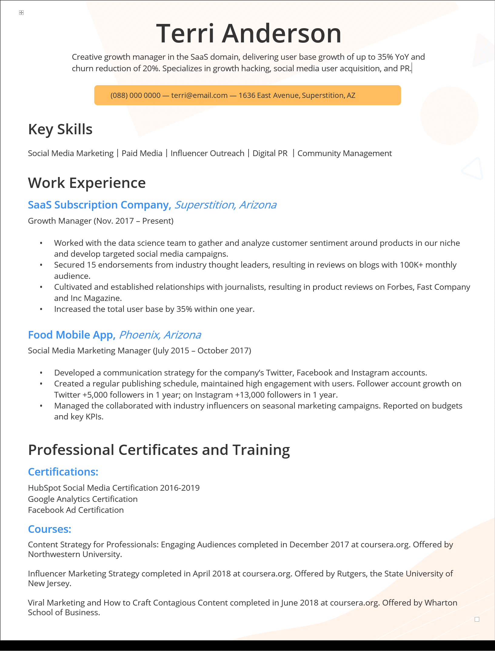 Resume 15 Preview