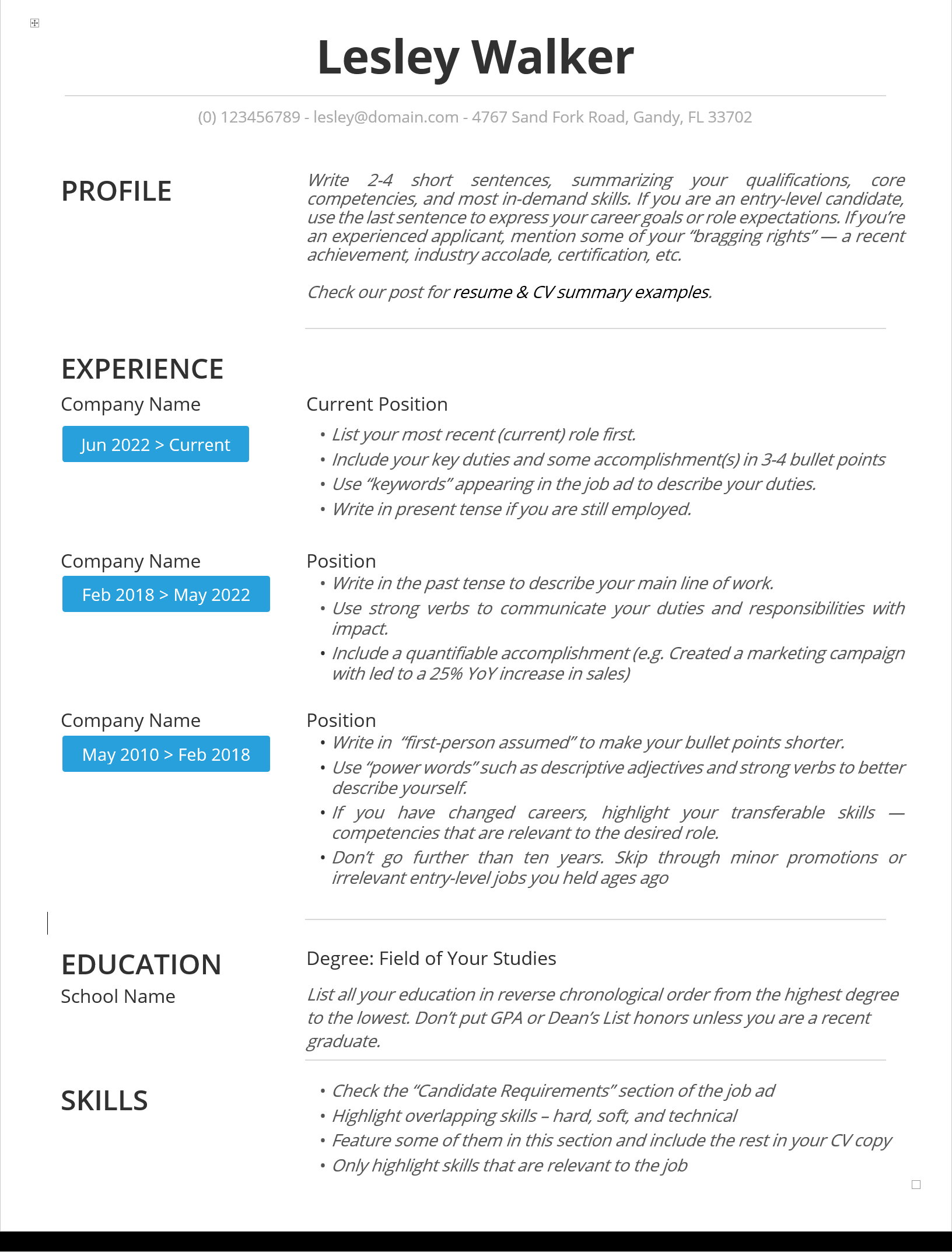 Resume 18 Preview