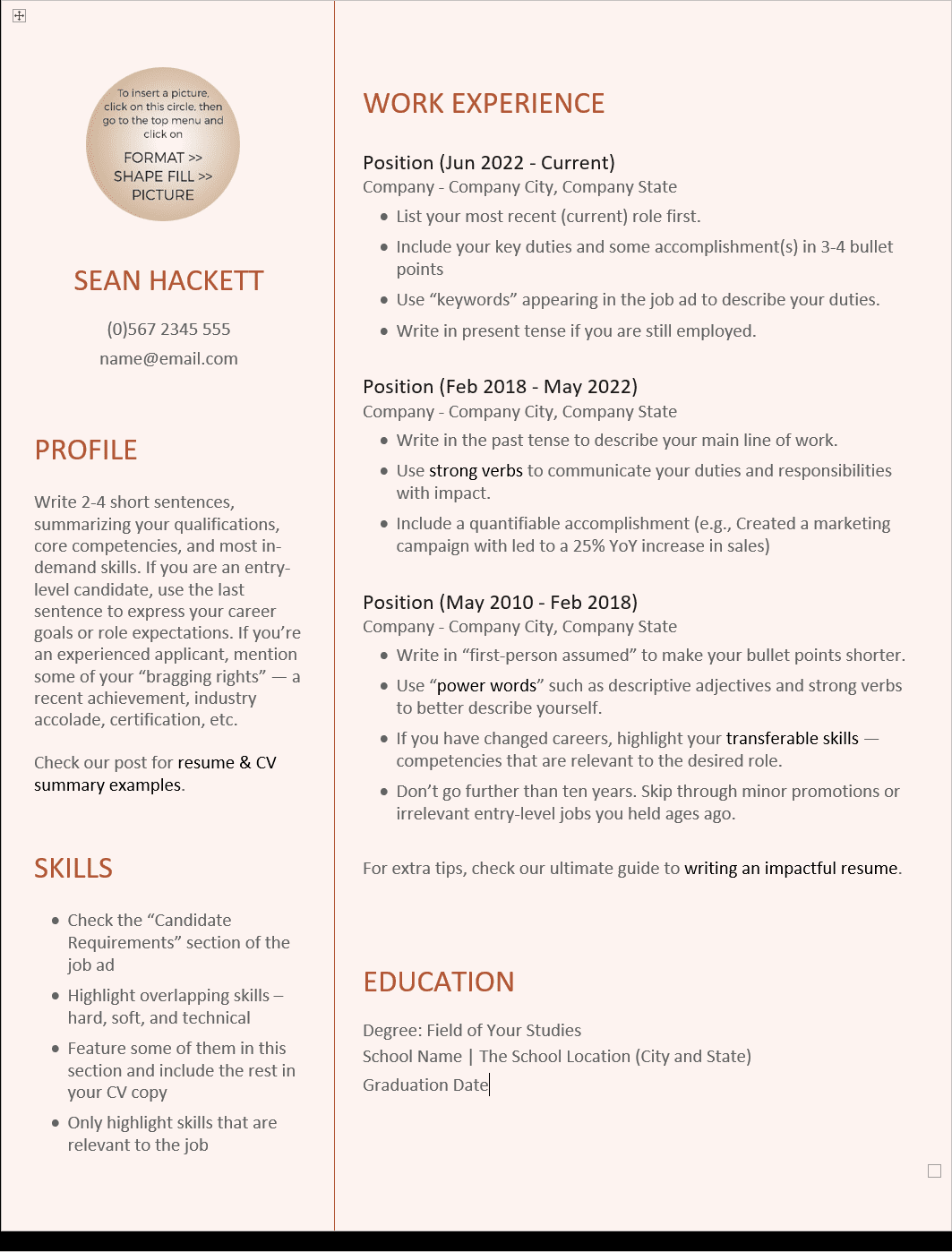 Resume 20 Preview