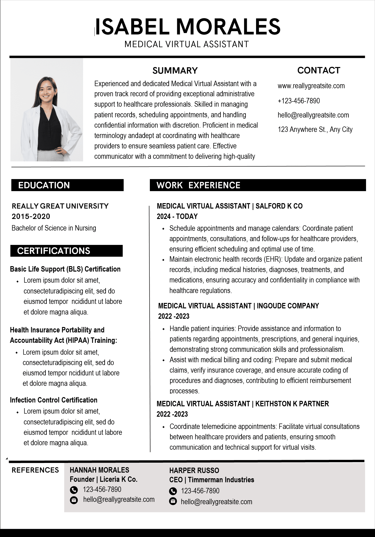 Resume 4 Preview