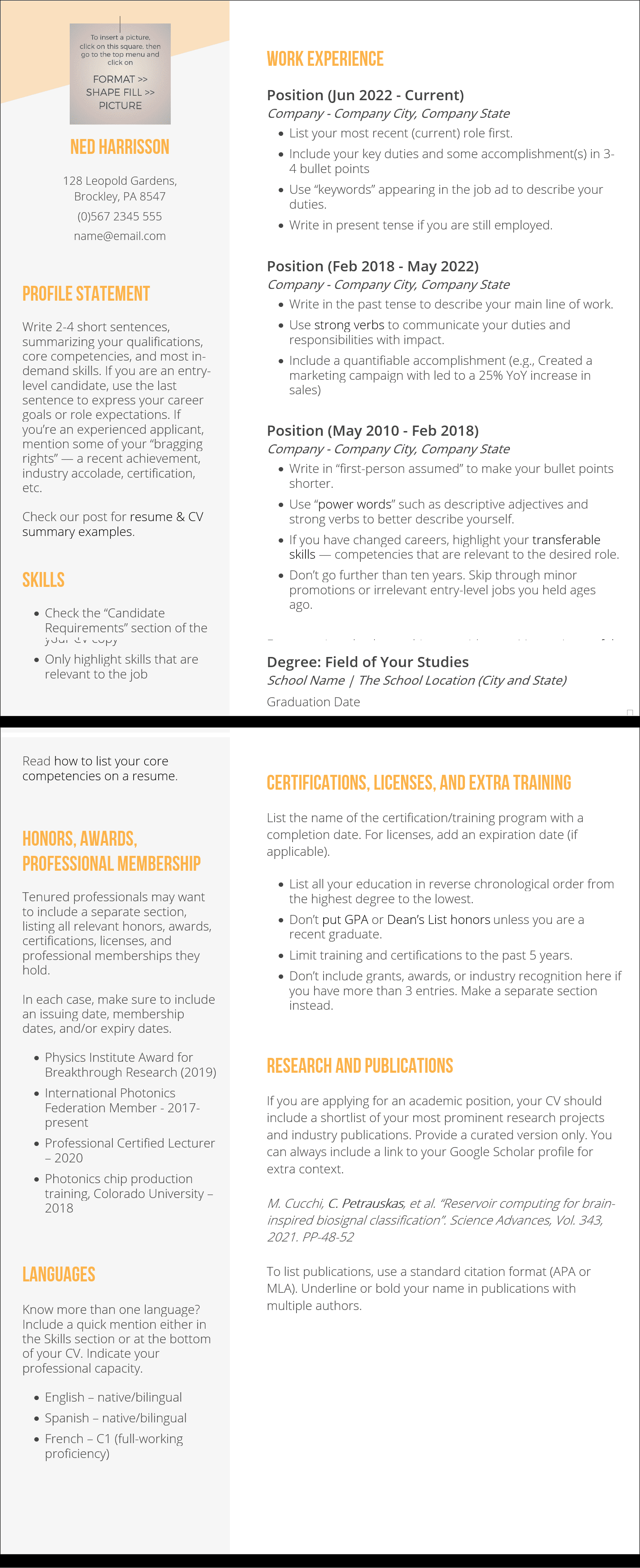 Resume 7 Preview